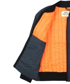 Mads Nørgaard Januno quilt jakke navy 2017 Milkywalk aw